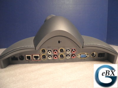 Polycom VSX 7000s rear view with connection interfaces.